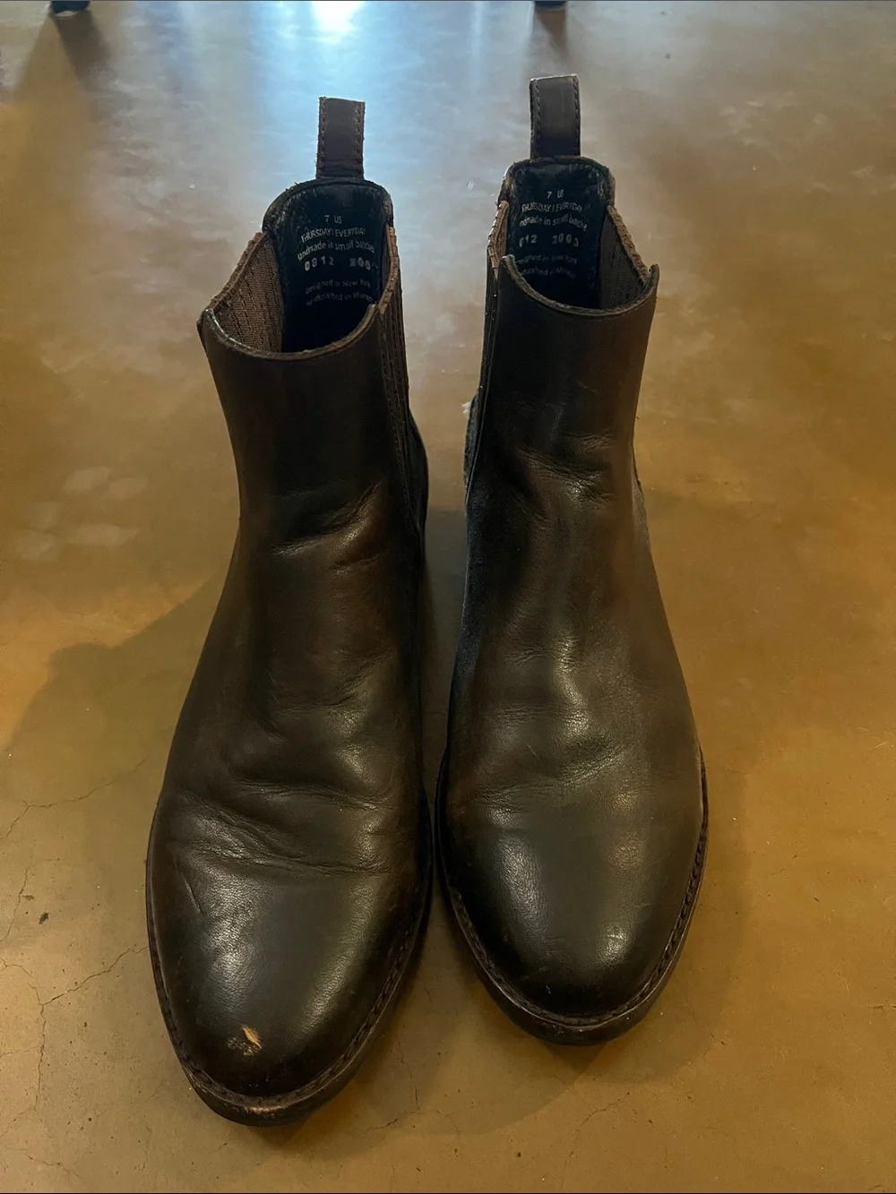 Women’s Brown Leather Chelsea Boots